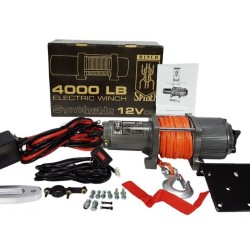 Elektrický lanový navijak 12V 1814Kg 4000lbs syntetické lano SPIDER WINCH