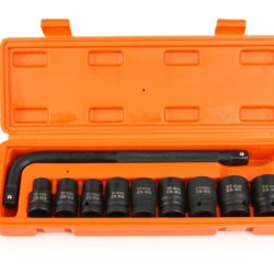 Nástrčné hlavy 10-24mm, 1/2", sada 10ks, CrMo, 6-hrané v puzdre BJC Nástrčné hlavy 10-24mm, 1/2", sada 10ks, CrMo, 6-hrané v puzdre BJC