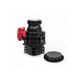 Guľový ventil pre IBC nádobu na vodu, vstup S60x6 s výstupom Camlock Typ A 2" s uzáverom Guľový ventil pre IBC nádobu na vodu, vstup S60x6 s výstupom Camlock Typ A 2" s uzáverom