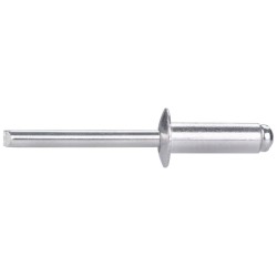 Sada odtrhávacích hliníkových nitov 250ks 6,4x19 mm plochá hlava EXTOL PREMIUM