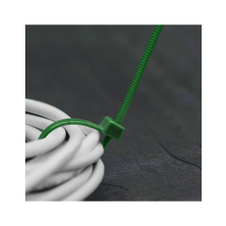 Stahovací pásky na vodiče 2,5 x 200 mm 100 ks GREEN Stahovací pásky na vodiče 2,5 x 200 mm 100 ks GREEN