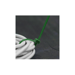 Stahovací pásky na vodiče 3.6 x 150 mm 100 ks GREEN