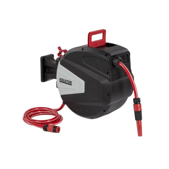 Záhradná hadica 30 m 1/2" s automatickým navíjaním KREATOR
