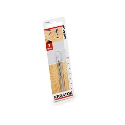 Vrták do dreva 3x60 mm KREATOR Vrták do dreva 3x60 mm KREATOR
