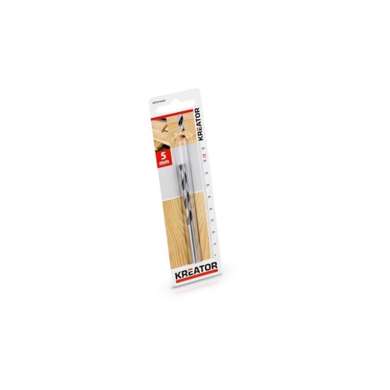 Vrták do dreva 5x85 mm KREATOR Vrták do dreva 5x85 mm KREATOR