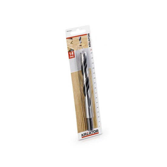 Vrták do dreva 14x160 mm KREATOR Vrták do dreva 14x160 mm KREATOR