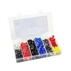 Sada káblových krimpovacích koncoviek 1200 ks GEKO Sada káblových krimpovacích koncoviek 1200 ks GEKO