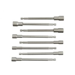 Vŕtacie nástrčné kľúče, predĺžené, magnetické, sada 8ks, 6-13mm GEKO Vŕtacie nástrčné kľúče, predĺžené, magnetické, sada 8ks, 6-13mm GEKO