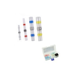 Spájkovacie konektory s cínovou a zmršťovacou bužírkou, sada 100ks GEKO