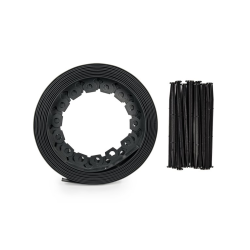 Okraj kvetinového záhonu, čierny 10m x 50mm EASY BORDER BRADAS