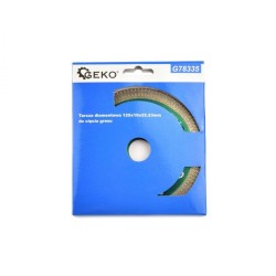 Diamantový rezací kotúč 125x10x22,23mm na dlaždice a kameň GEKO Diamantový rezací kotúč 125x10x22,23mm na dlaždice a kameň GEKO
