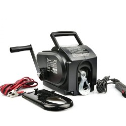 Prenosný elektrický káblový navijak 12V, 907kg/2000lb GEKO