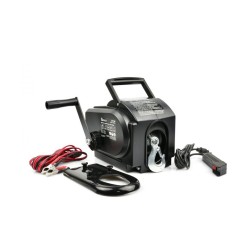 Prenosný elektrický káblový navijak 12V, 907kg/2000lb GEKO