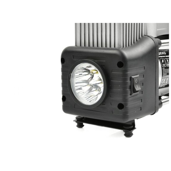 Dvojpiestový autokompresor 10bar, 12V s LED baterkou a príslušenstvom GEKO Dvojpiestový autokompresor 10bar, 12V s LED baterkou a príslušenstvom GEKO