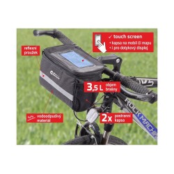 Taška na bicykel na riadidlá COMPASS Taška na bicykel na riadidlá COMPASS