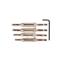 Samostrediace vŕtačky, sada 4 ks KRAFT&DELE