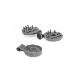 Upevňovacia spona na siete, látky, sivá, BUNGEE CORD CLIPS Upevňovacia spona na siete, látky, sivá, BUNGEE CORD CLIPS