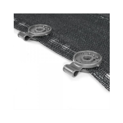 Upevňovacia spona na siete, látky, sivá, BUNGEE CORD CLIPS