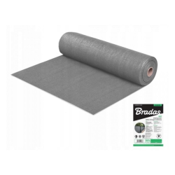 Ochranná látka na sieťovinu 95%, 1,2x10m, 160g/m², sivá
