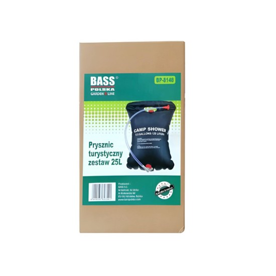 Turistická solárna sprcha 25 l BASS Turistická solárna sprcha 25 l BASS