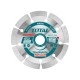 Diamantový segmentový rezací kotúč, 125x22,2mm, rezanie za sucha a za mokra, TOTAL Diamantový segmentový rezací kotúč, 125x22,2mm, rezanie za sucha a za mokra, TOTAL