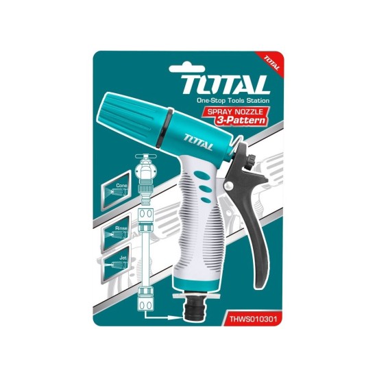 Postřikovač zahradní, ABS plast, nastavitelný, TOTAL