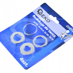 Redukčné krúžky pre pílové kotúče s otvorom 32 mm, sada 4 ks GEKO Redukčné krúžky pre pílové kotúče s otvorom 32 mm, sada 4 ks GEKO