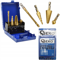 Sada univerzálnych nožov so šesťhranným nástavcom 4 ks GEKO