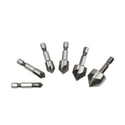 Kovové zahĺbenie so šesťhranným nástavcom, sada 6 ks GEKO