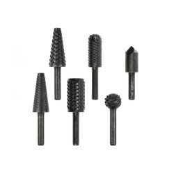 Stopkové frézy na kov a drevo, sada 6 ks GEKO