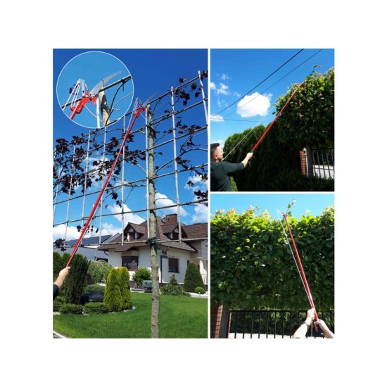 Teleskopické nožnice na konáre 120-225 cm, s 35 cm pílou MAR-POL Teleskopické nožnice na konáre 120-225 cm, s 35 cm pílou MAR-POL