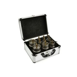 TCT Kovové korunkové vrtáky, 16 - 53 mm, súprava 10 ks GEKO TCT Kovové korunkové vrtáky, 16 - 53 mm, súprava 10 ks GEKO