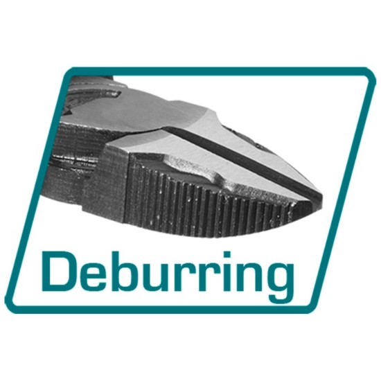 Bočné kliešte, 180 mm, pre vysoké zaťaženie, priemyselné, CrV TOTAL Bočné kliešte, 180 mm, pre vysoké zaťaženie, priemyselné, CrV TOTAL