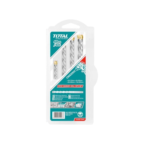 Vŕtačky do betónu SDS Plus, súprava 4 ks, CELKOM Vŕtačky do betónu SDS Plus, súprava 4 ks, CELKOM