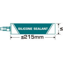 Vytláčacia pištoľ PROFI "TUBE", 235mm TOTAL