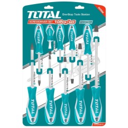 Skrutkovače, sada 10ks, priemyselné, CrV TOTAL