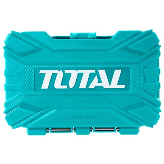 Súprava vrtákov do kovu, 1-12mm, 15ks, HSS TOTAL