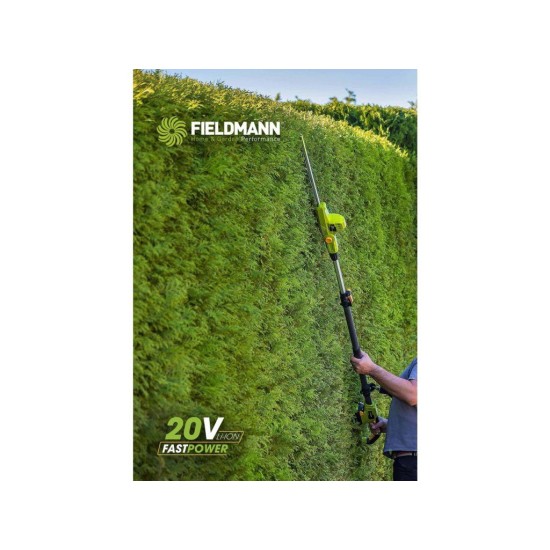 FZN 70405-0 20V Akumulátorové teleskopické nožnice na plot 420mm (bez batérie)FIELDMANN FZN 70405-0 20V Akumulátorové teleskopické nožnice na plot 420mm (bez batérie)FIELDMANN