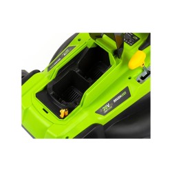 FZR 70435-0 2x20V akumulátorová kosačka 43cm (bez batérie) FIELDMANN