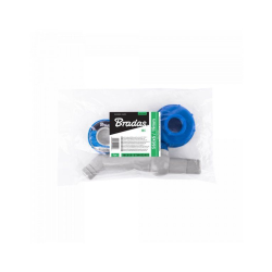 Sada pre IBC nádobu na vodu, kohútik 45° s prípojkou IBCS60x6 pre 19 mm hadice a PTFE pásku