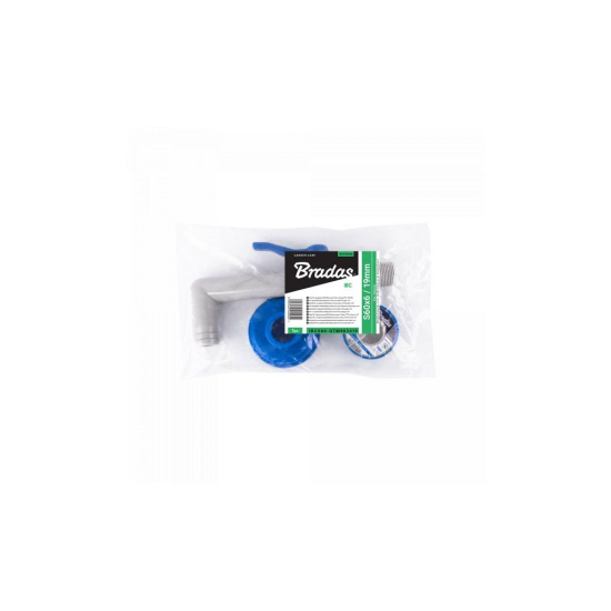 Sada pre IBC nádobu na vodu, 90° kohútik s prípojkou IBCS60x6 pre 1" hadice a PTFE pásku Sada pre IBC nádobu na vodu, 90° kohútik s prípojkou IBCS60x6 pre 1" hadice a PTFE pásku
