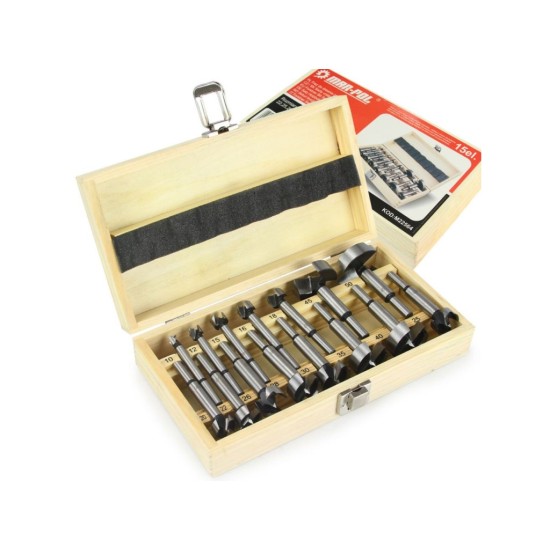 Sada fréz, rezačky dreva 10-50mm, 15ks MAR-POL Sada fréz, rezačky dreva 10-50mm, 15ks MAR-POL