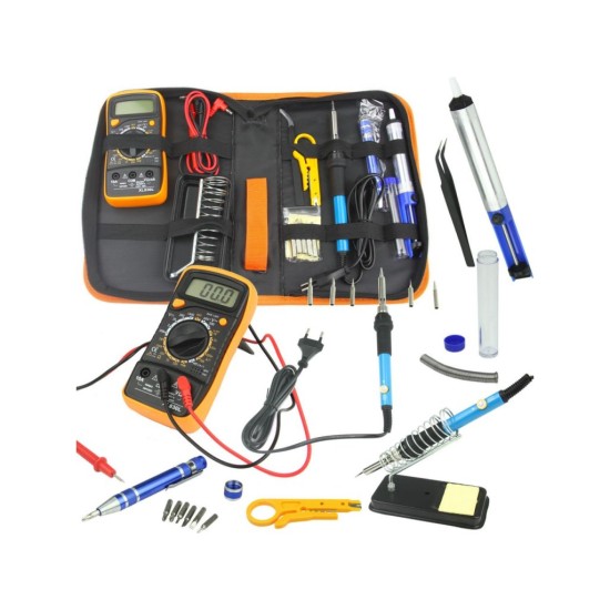 Spájkovacia súprava, 60W spájkovačka, multimeter, s príslušenstvom MAR-POL Spájkovacia súprava, 60W spájkovačka, multimeter, s príslušenstvom MAR-POL