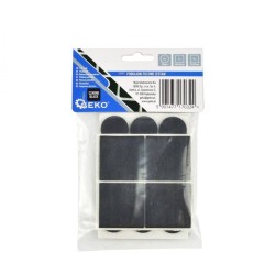 Samolepiace plstené podložky na nábytok 28ks, okrúhle 25mm, štvorcové 25x25mm a 40x40mm GEKO