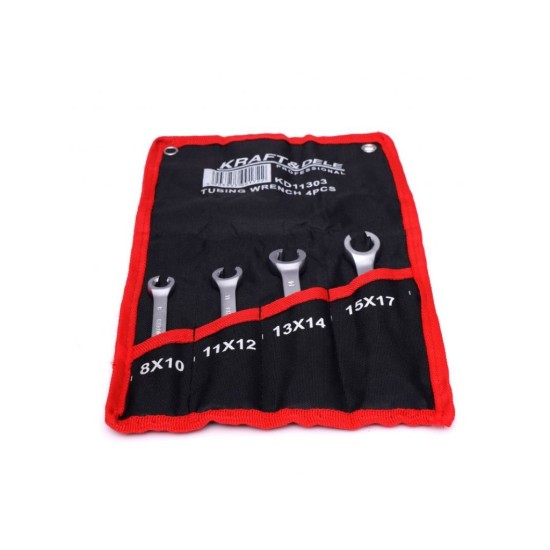 Sada kľúčov na brzdové potrubia 4ks 8-17mm KRAFT&DELE