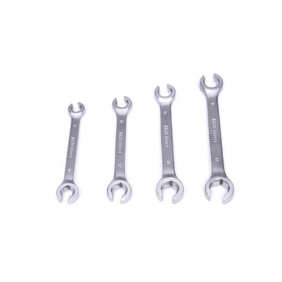 Sada kľúčov na brzdové potrubia 4ks 8-17mm KRAFT&DELE