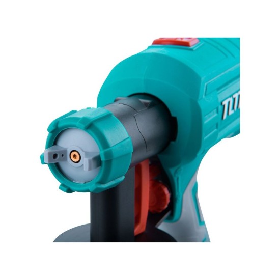 Aku stříkací pistole na barvu, 20V Li-ion, 2000mAh, bez baterie a nabíječky, TOTAL