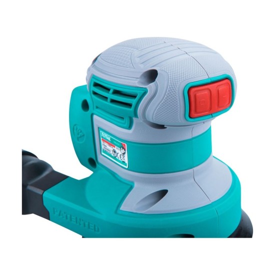 Aku excentrická bruska, 125mm, 20V Li-ion, 2000mAh, bez baterie a nabíječky, TOTAL