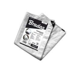 Krycia plachta, vystužená 5x8m, 100g, priehľadná LENO CRISTAL