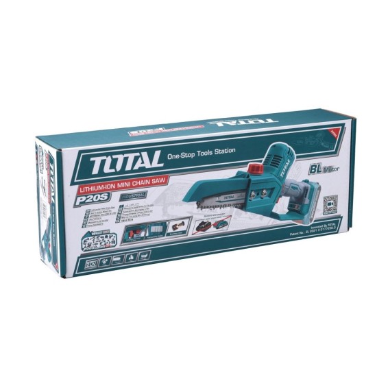 Akumulátorová mini reťazová píla, 2000mAh, bez batérie a nabíjačky, CELKOM